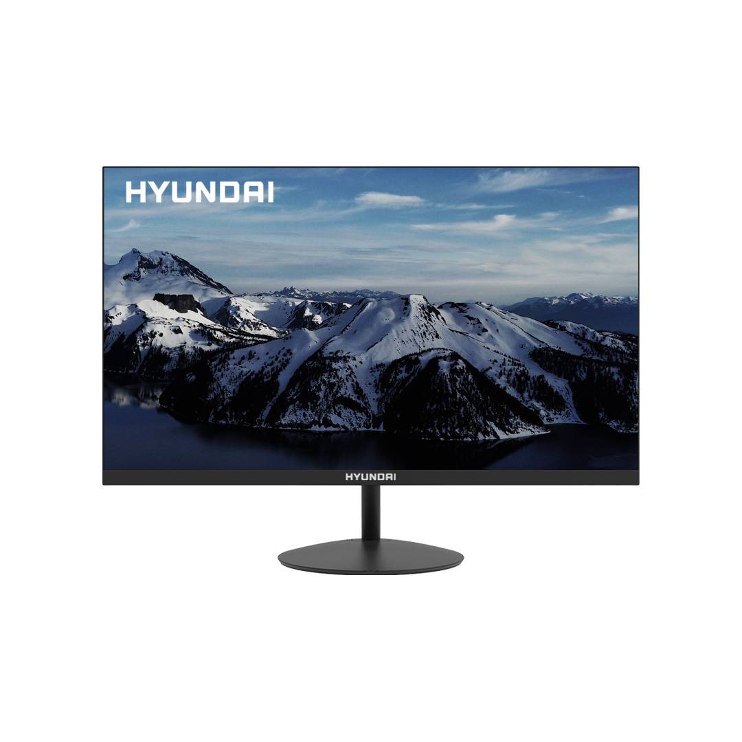 Monitor LED - HYUNDAI 23.8 Pulgadas HT24FOMBK02 Resolucion 1920x1080 Full HD, Montaje Vesa, Incluye cable HDMI, Negro Monitor LED - HYUNDAI 23.8 Pulgadas HT24FOMBK02 Resolucion 1920x1080 Full HD, Montaje Vesa, Incluye cable HDMI, Negro